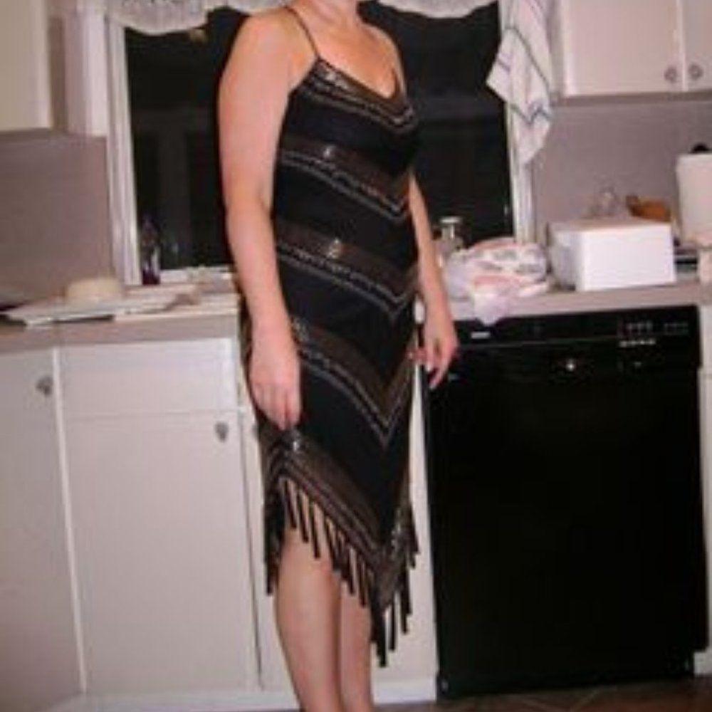 NOCTURNE beaded cocktail dress NWT - Picture 2 of 2